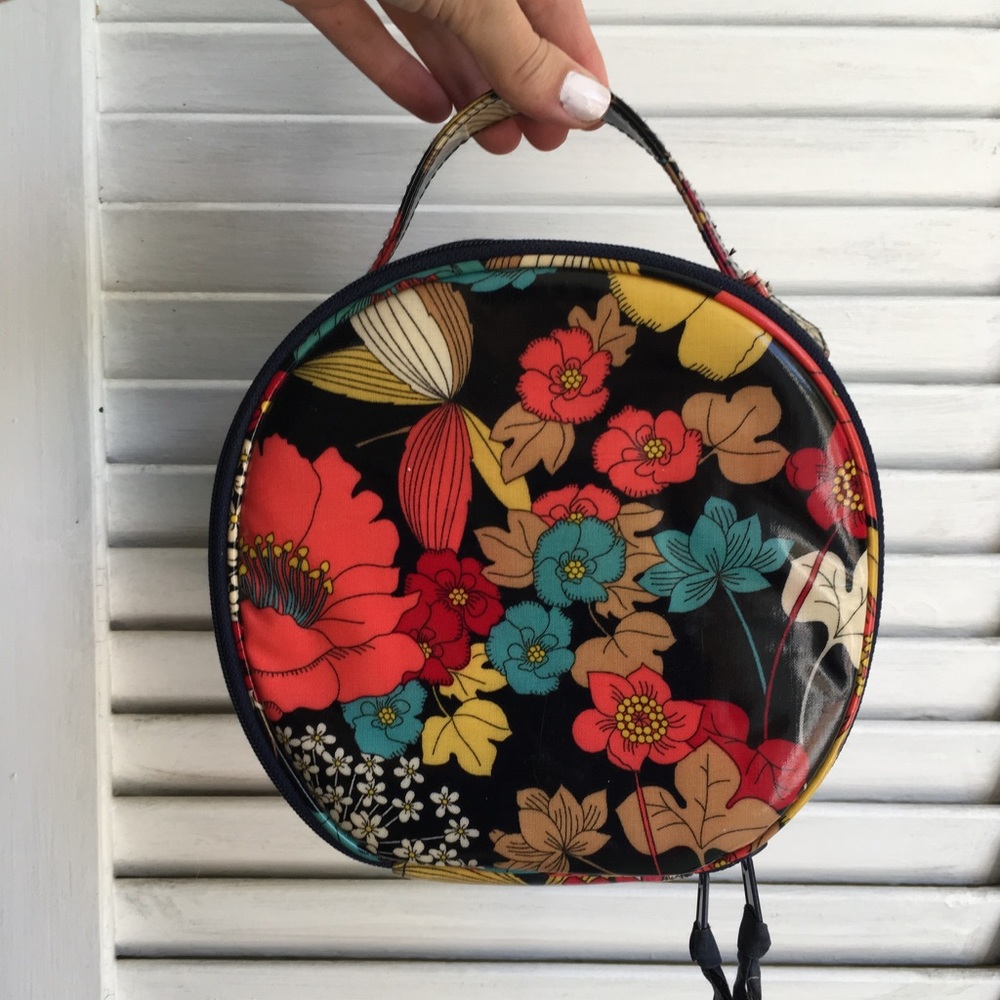 Lightly Used Vera Bradley Makeup Train Case